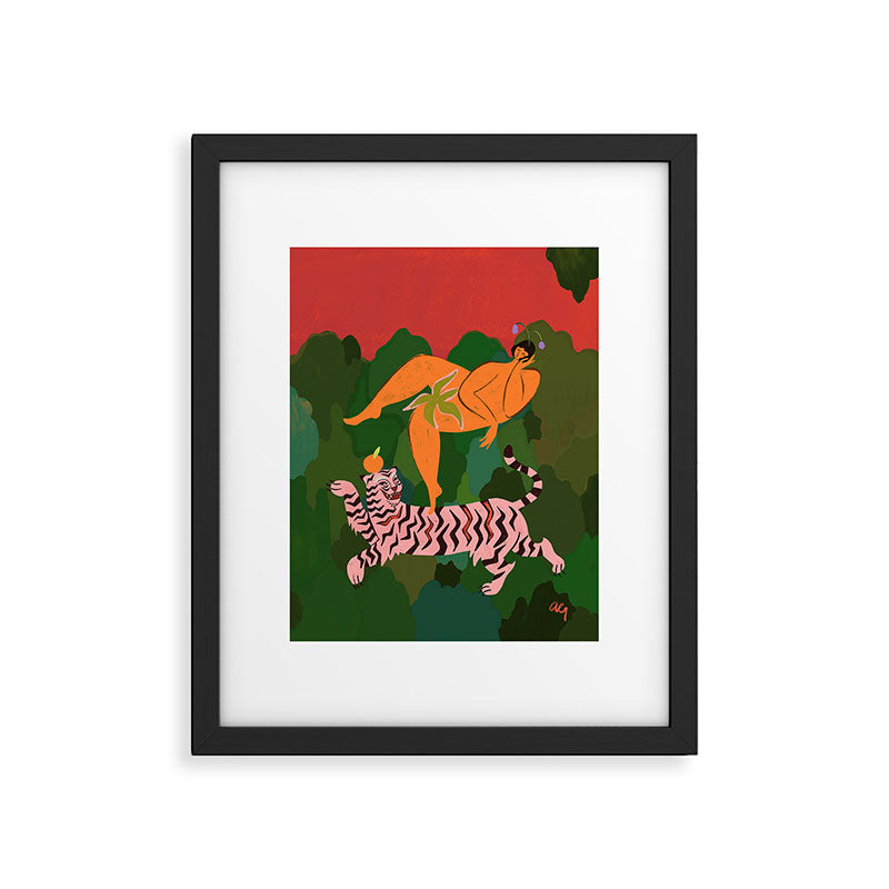 Fierce as a Tiger Framed Art Print Gallery Image 5