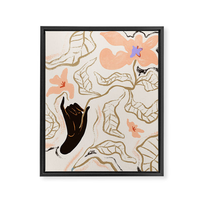 Fleur Framed Canvas Print Gallery Image 1