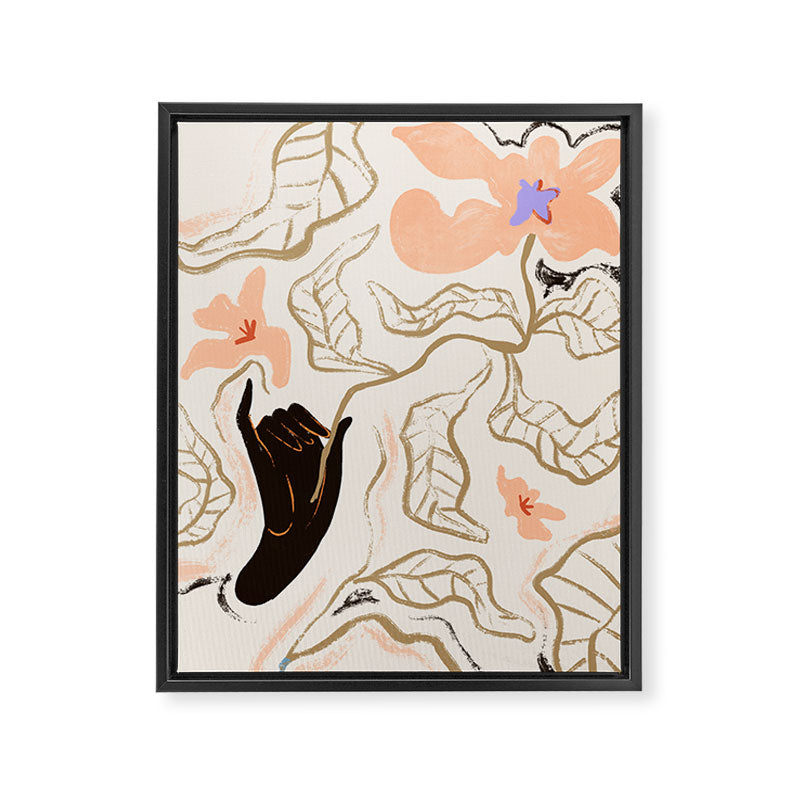 Fleur Framed Canvas Print Gallery Image 6