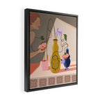 Floral Arrangement Framed Canvas Print Gallery Image 2