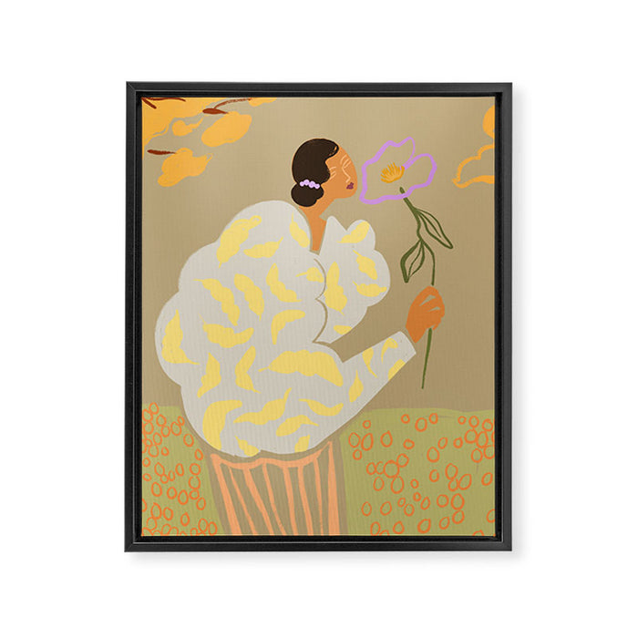 Flourish Framed Canvas Print Gallery Image 1