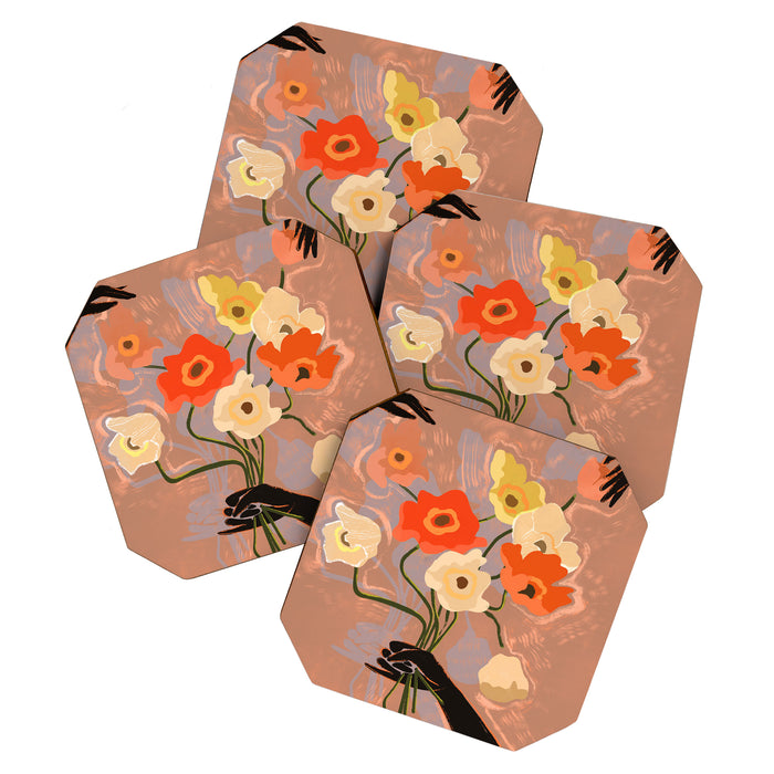 Flowers Always Coaster Gallery Image 1