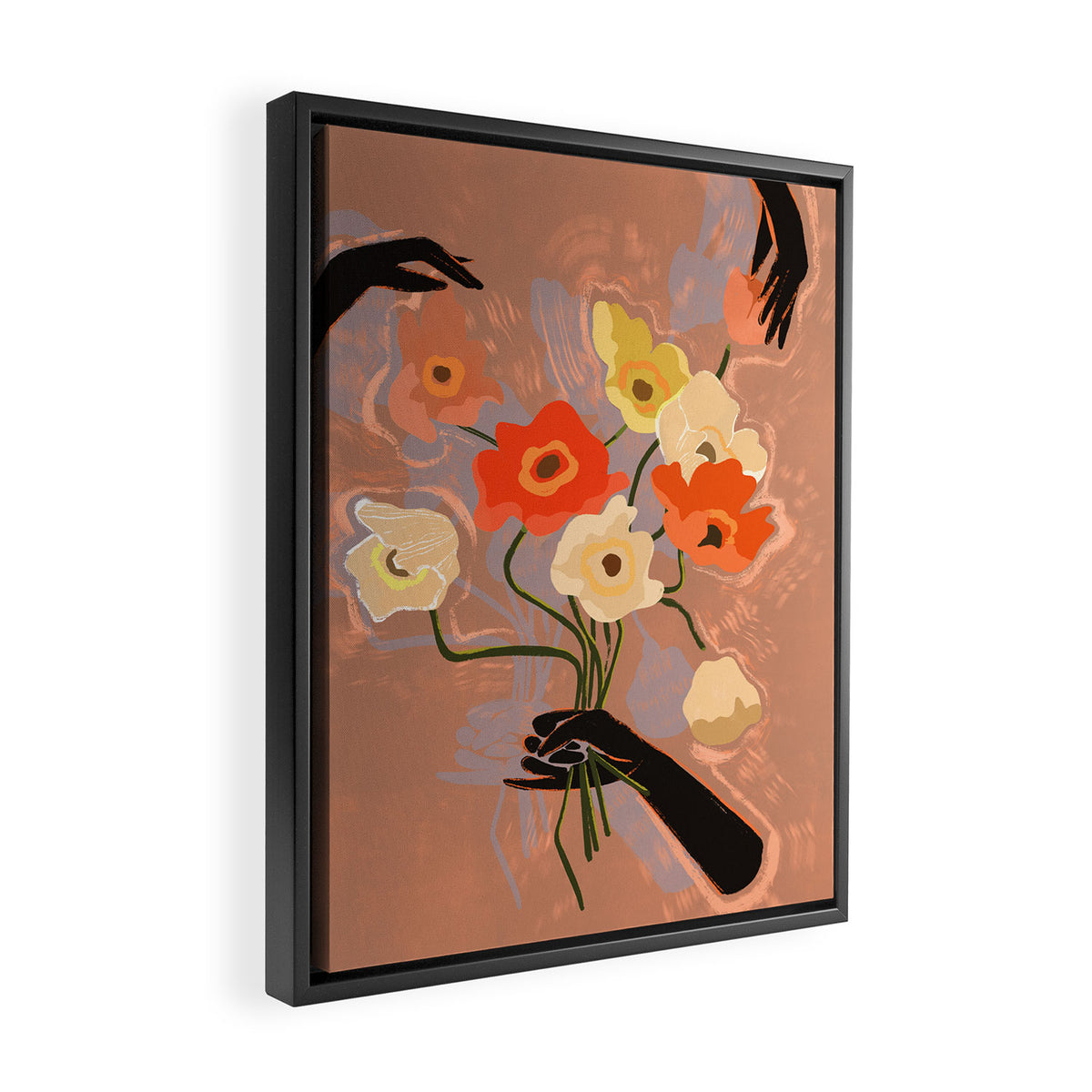 Flowers Always Framed Canvas Print Gallery Image 2
