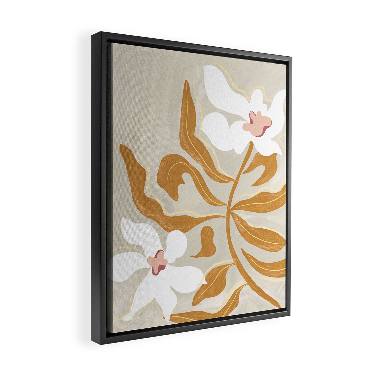 Flowers Flowers Flowers Framed Canvas Print Gallery Image 2