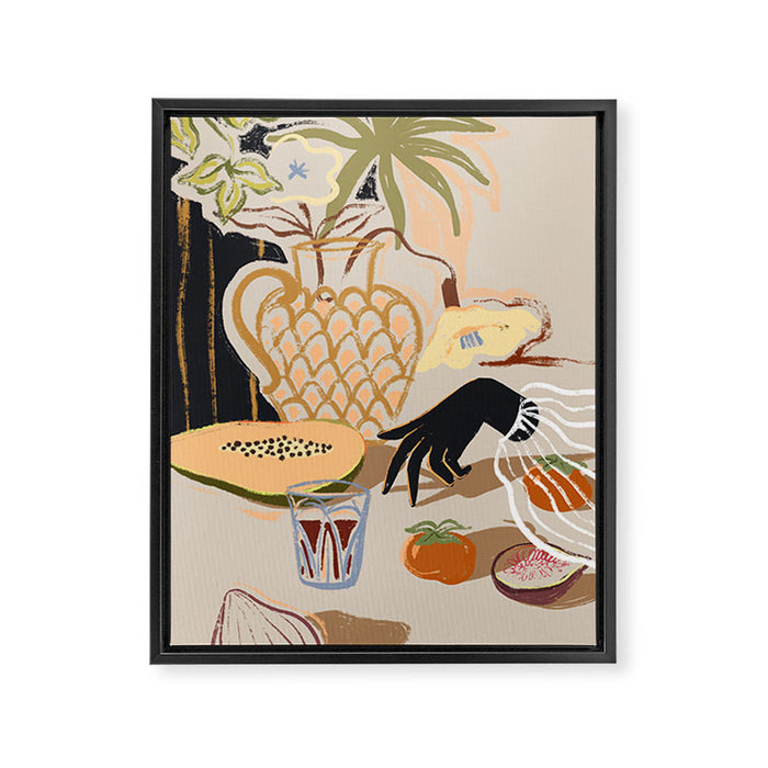 Fruitful Spread Framed Canvas Print Gallery Image 1