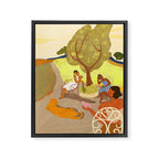 Gossip Session Framed Canvas Print Gallery Image 6