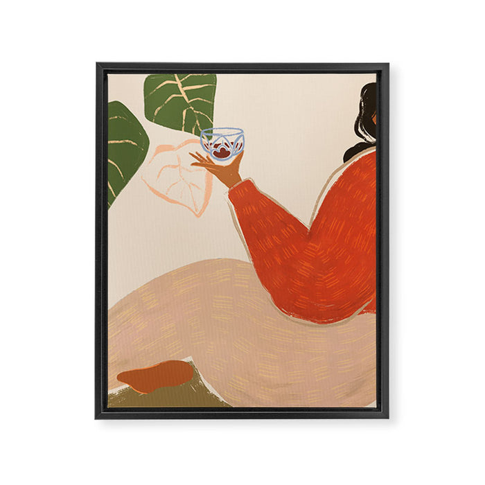 Grape Juice Framed Canvas Print Gallery Image 1