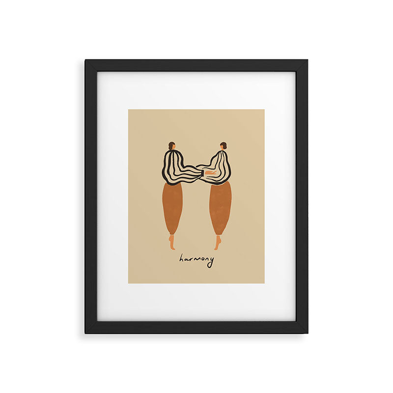 H for Harmony Framed Art Print Gallery Image 5