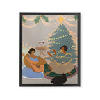 Happy Holidays Framed Canvas Print Gallery Image 6