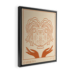 Harmony Line Art Framed Canvas Print Gallery Image 2