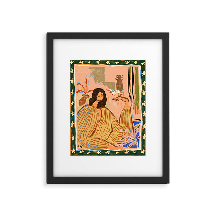 Hello Birdy Framed Art Print Gallery Image 1
