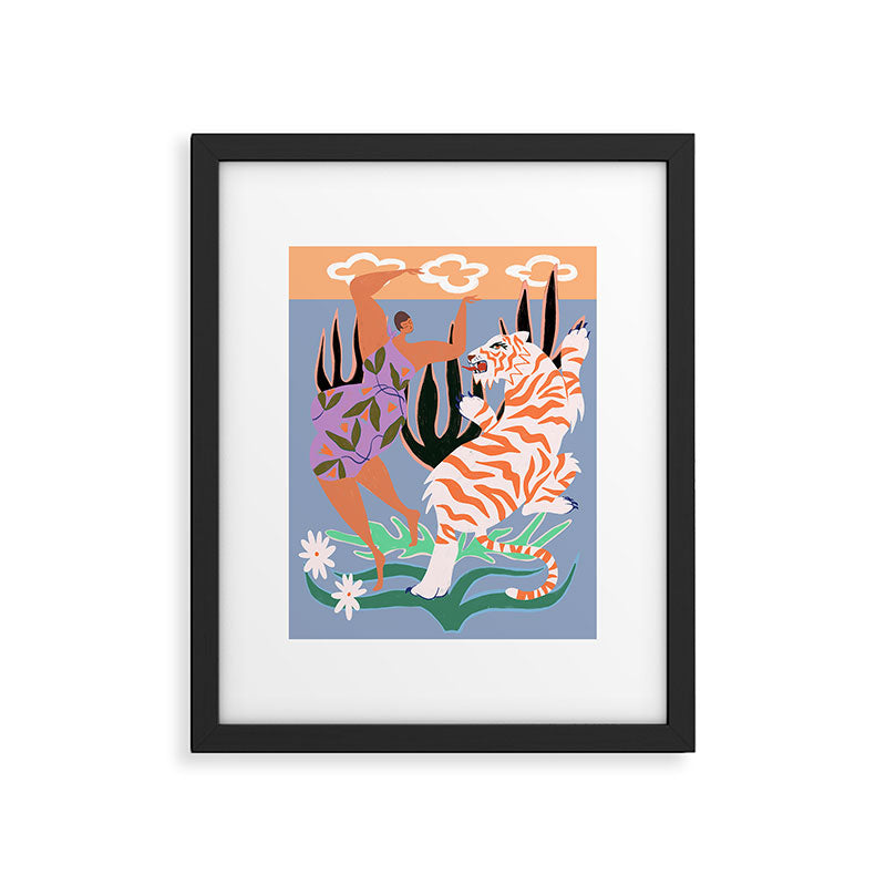 Hello Tiger Framed Art Print Gallery Image 5