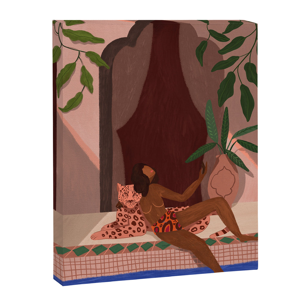 Holiday with my Leapord Canvas Print Gallery Image 6