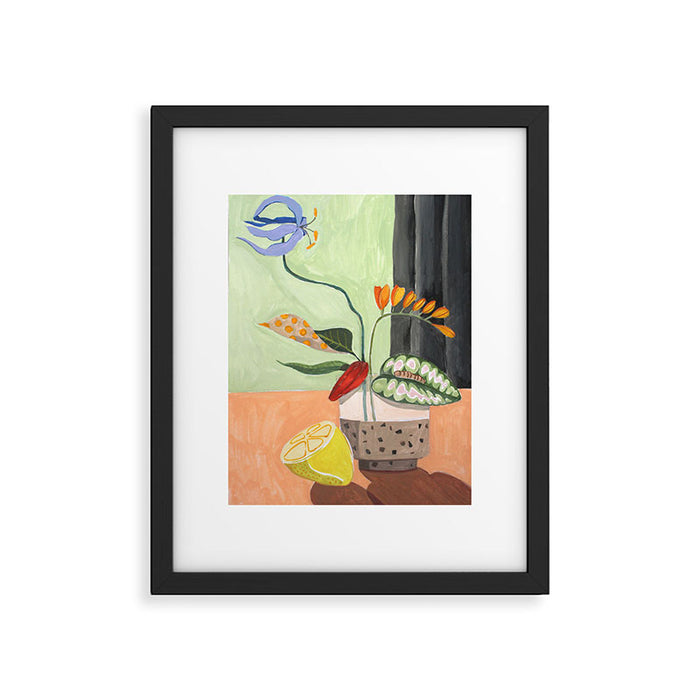 Ikebana Framed Art Print Gallery Image 1