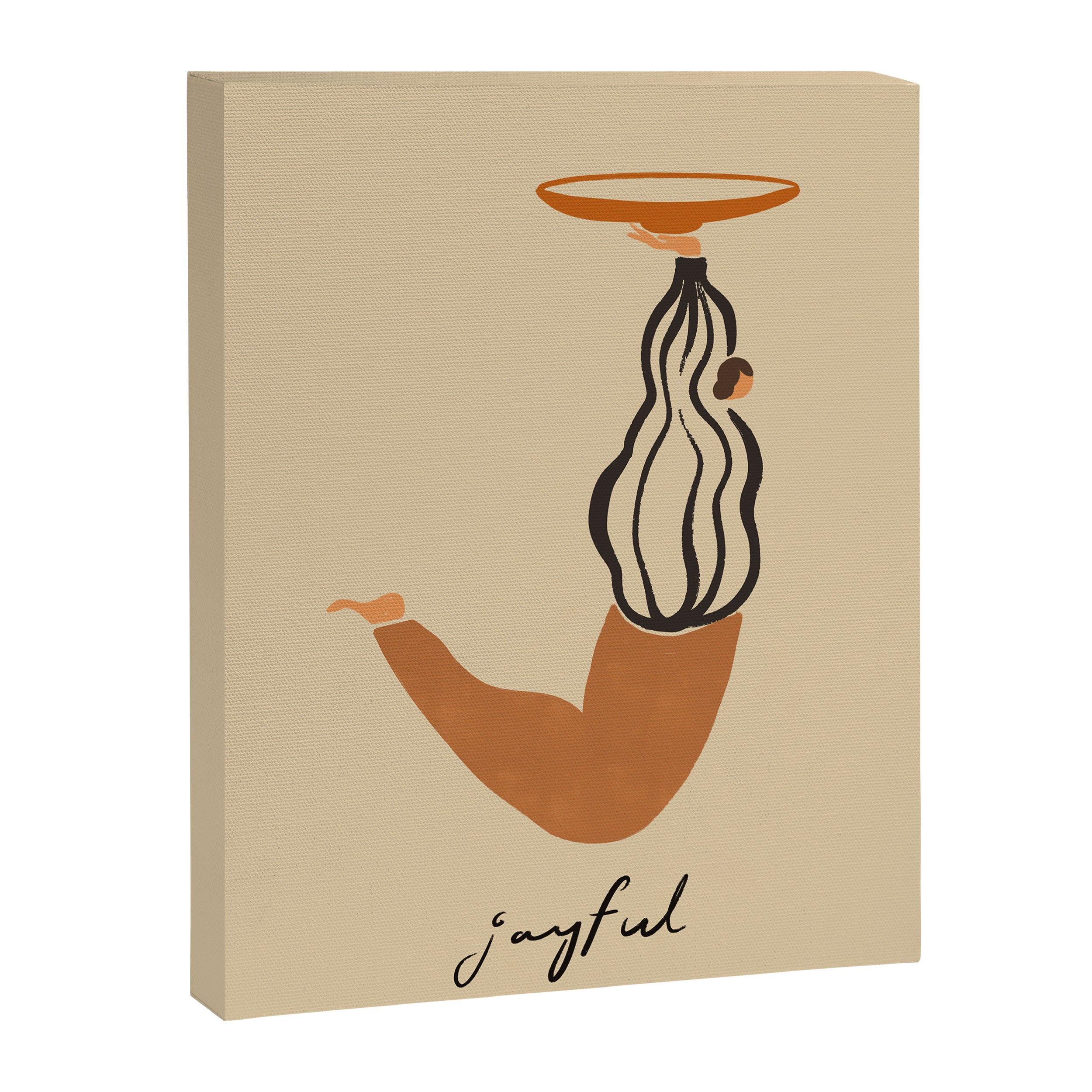 J for Joyful Canvas Print Gallery Image 6