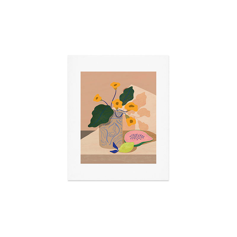 Lemon Papaya Art Print Gallery Image 1