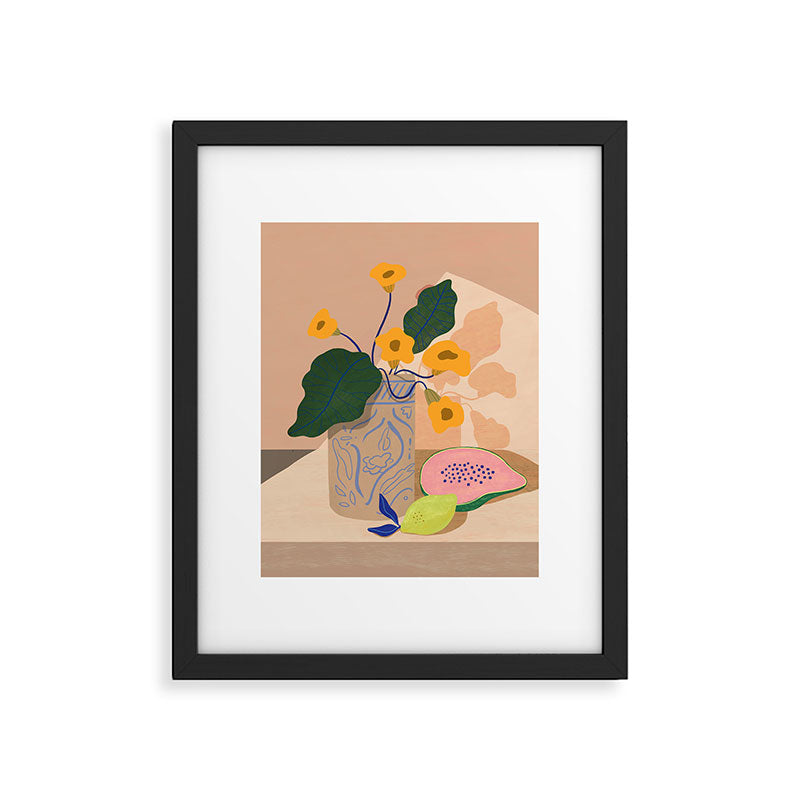 Lemon Papaya Framed Art Print Gallery Image 5