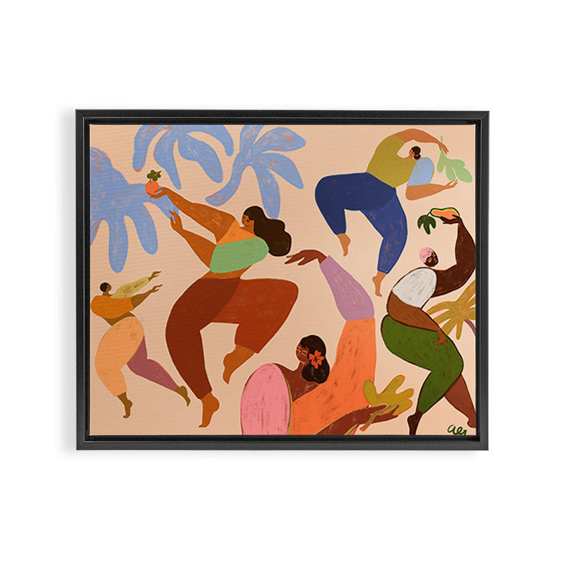 Lost in Dance  Framed Canvas Print Gallery Image 3