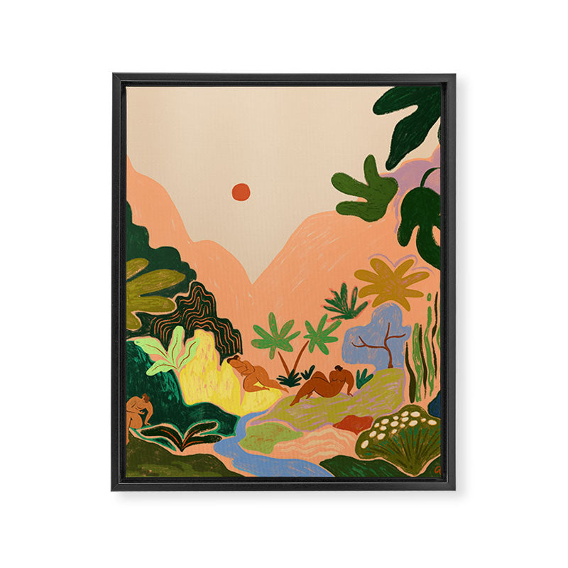 Lost in Paradise Framed Canvas Print Gallery Image 6