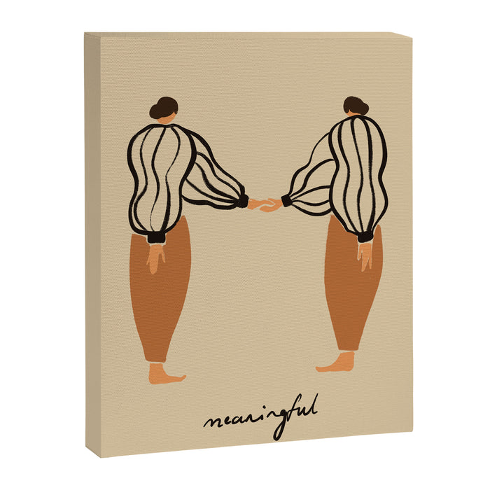M for Meaningful Canvas Print Gallery Image 1