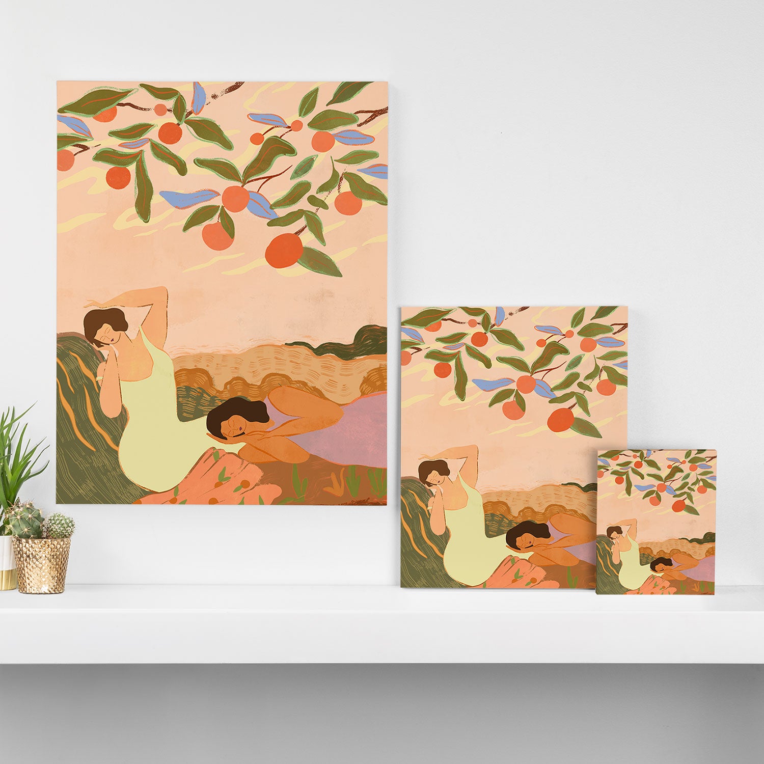 Midday Nap Canvas Print Gallery Image 3