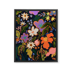 Midnight Garden Framed Canvas Print Gallery Image 3
