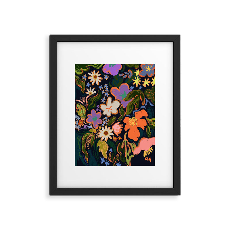 Midnight Garden Framed Art Print Gallery Image 5