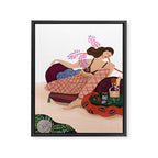 Monday Mood Framed Canvas Print Gallery Image 6