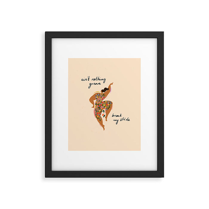 Nothing Gonna Break My Stride  Framed Art Print Gallery Image 1