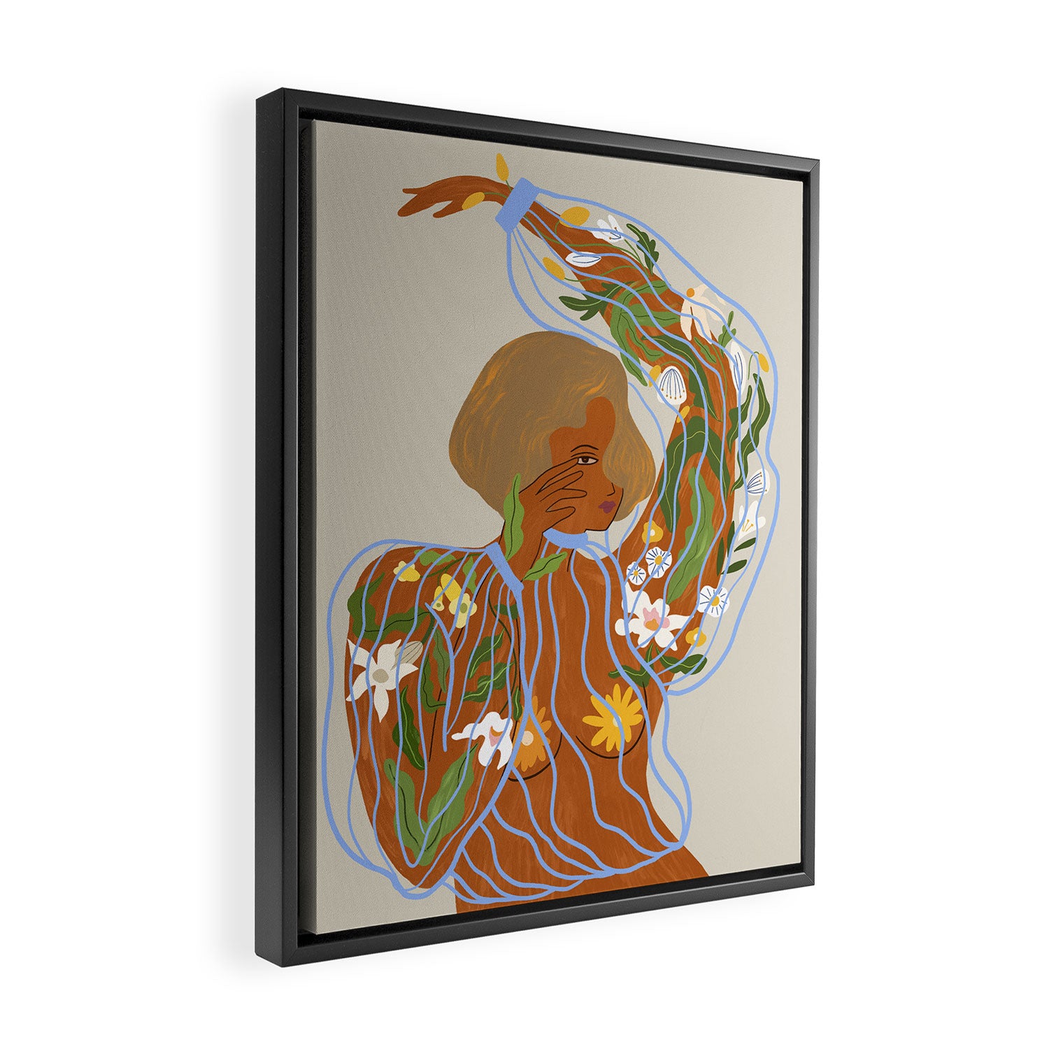 Nurture and Grow Framed Canvas Print Gallery Image 2