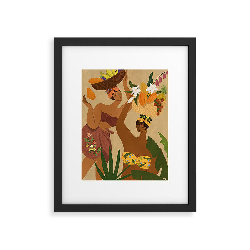 Opps I dropped my Papaya Framed Art Print Gallery Image 5