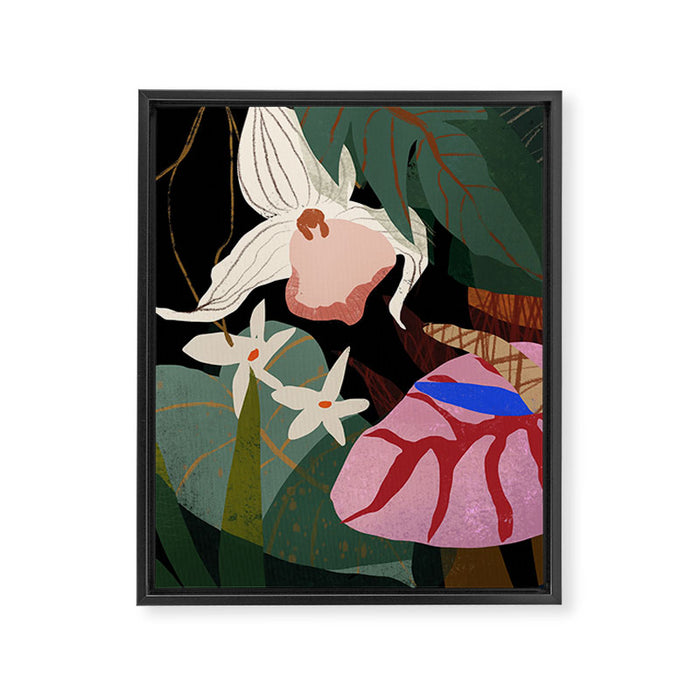 Orchid Framed Canvas Print Gallery Image 1