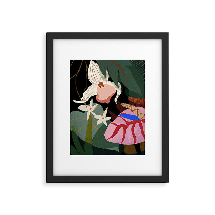 Orchid Framed Art Print Gallery Image 1