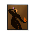 Papaya and Mangosteen Framed Canvas Print Gallery Image 6