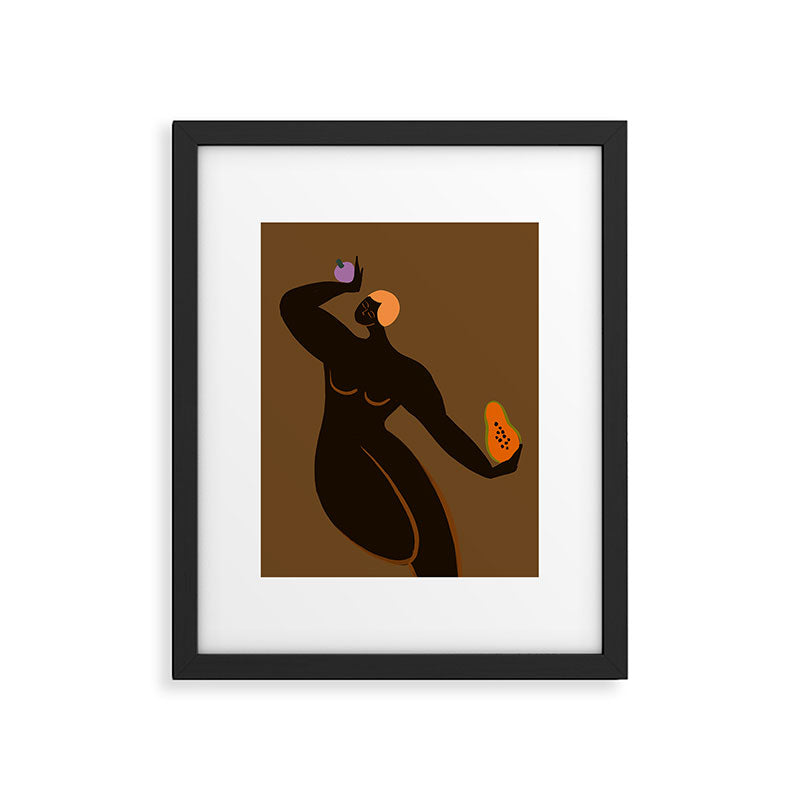 Papaya and Mangosteen Framed Art Print Gallery Image 5