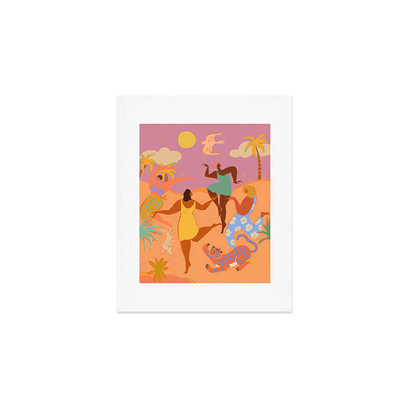 Party at Sunset Art Print Gallery Image 1
