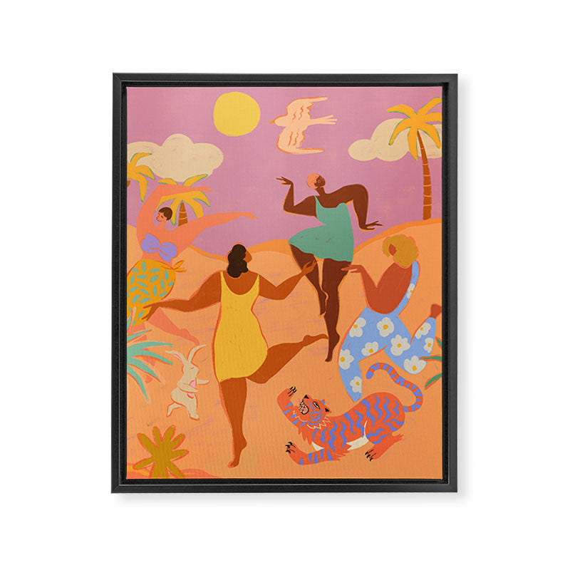 Party at Sunset Framed Canvas Print Gallery Image 6