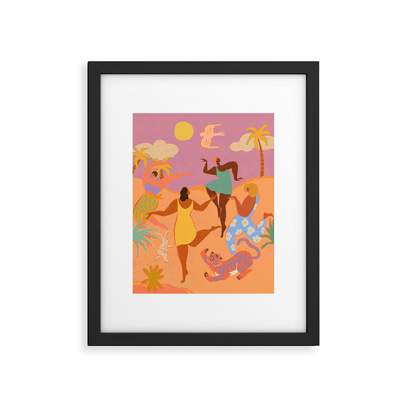 Party at Sunset Framed Art Print Gallery Image 5