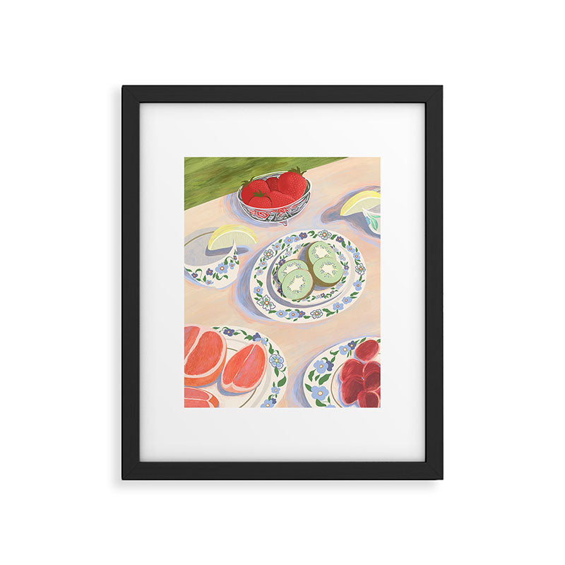 Picnic Framed Art Print Gallery Image 5