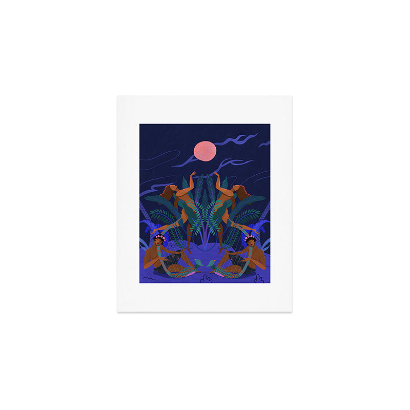 Pink Moon Art Print Gallery Image 1