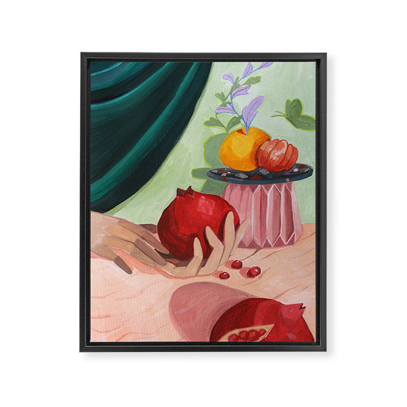 Pomegranate Framed Canvas Print Gallery Image 6