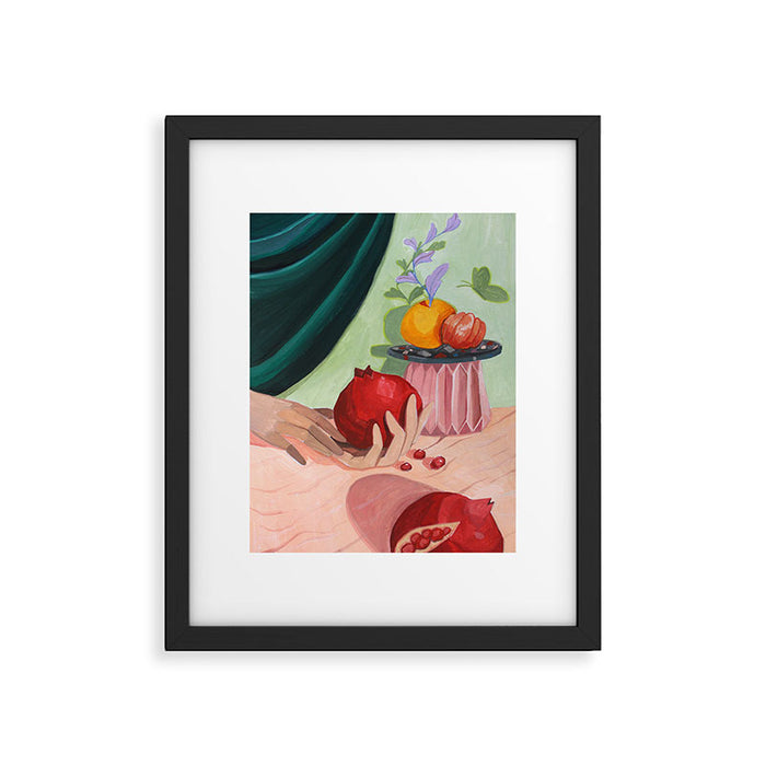 Pomegranate Framed Art Print Gallery Image 1