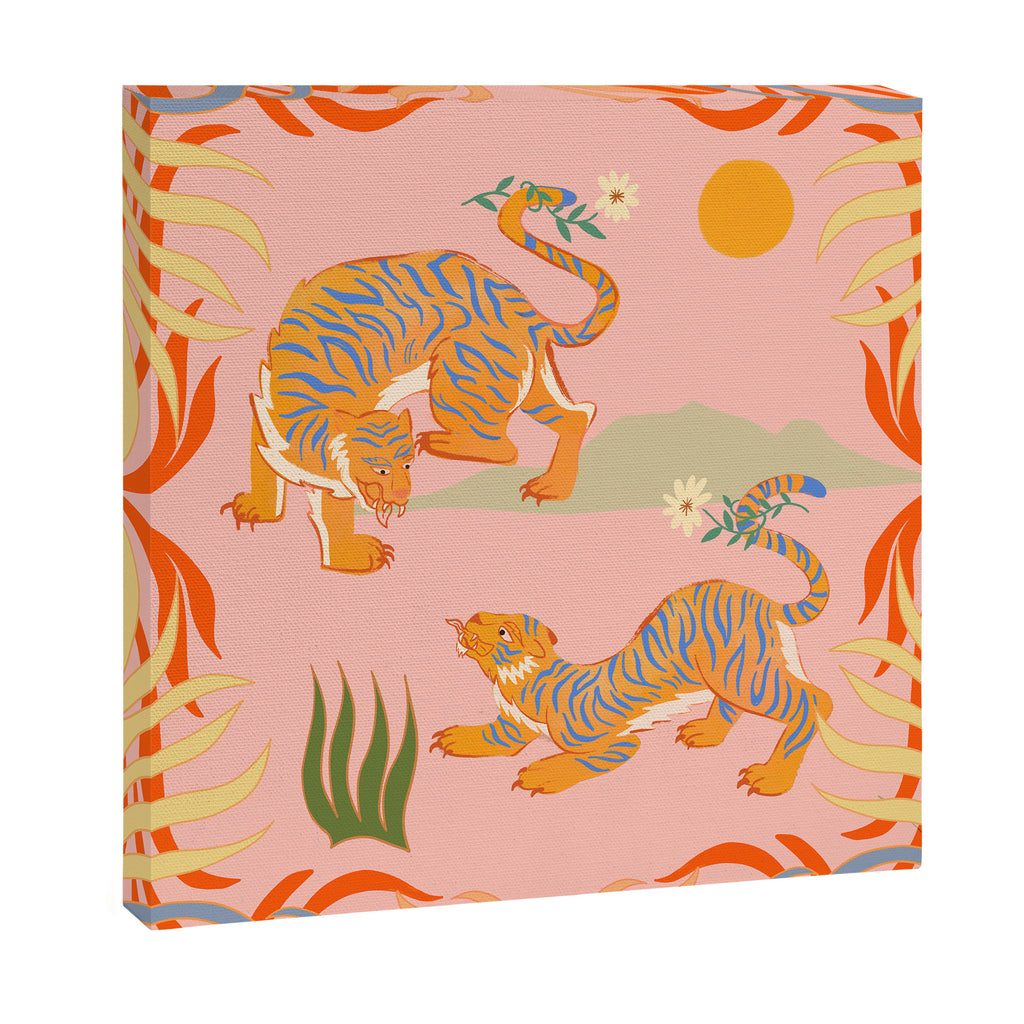 Rawring Playmates Canvas Print Gallery Image 3