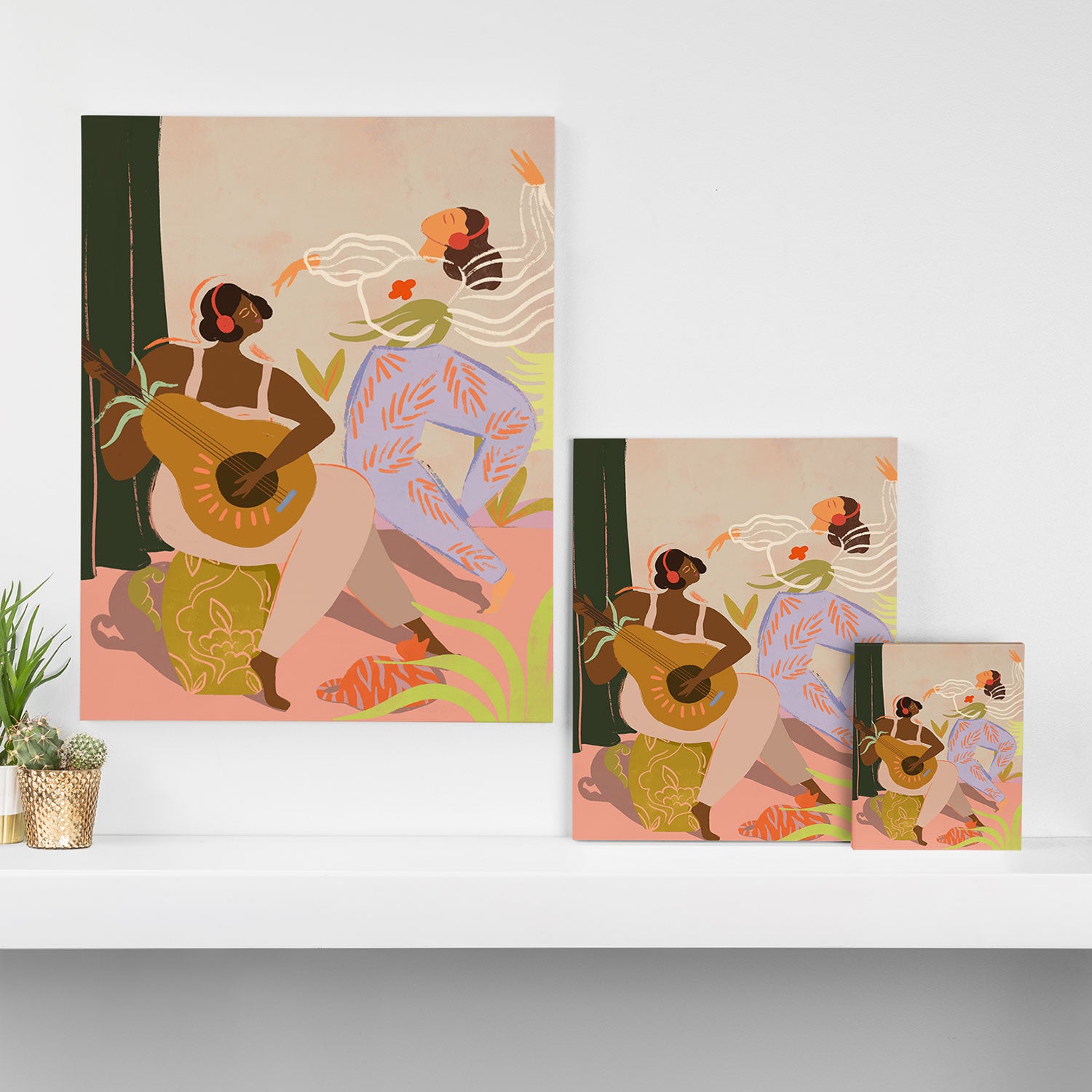 Rock and Roll Canvas Print Gallery Image 3