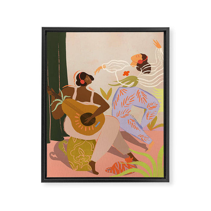Rock and Roll Framed Canvas Print Gallery Image 1