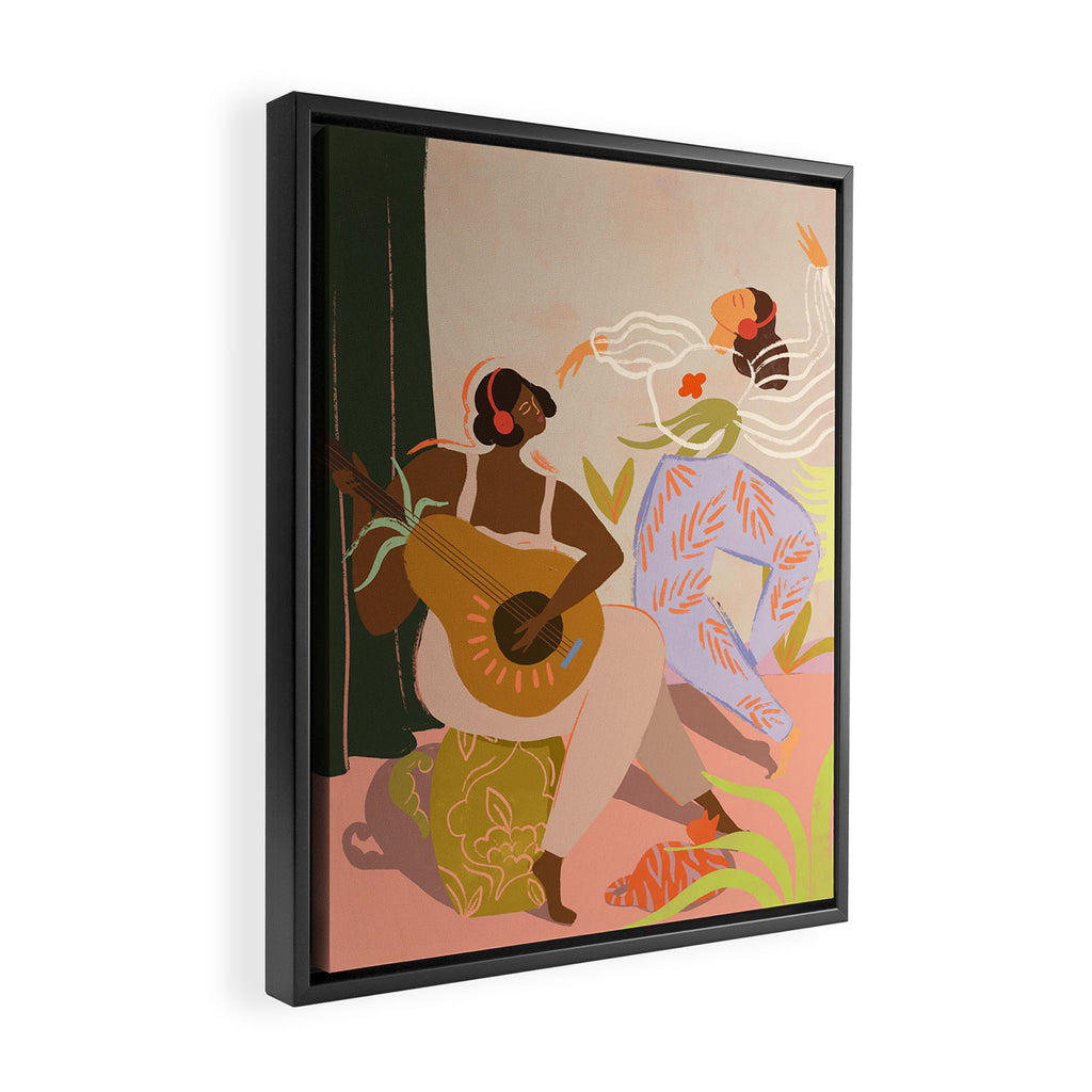 Rock and Roll Framed Canvas Print Gallery Image 2