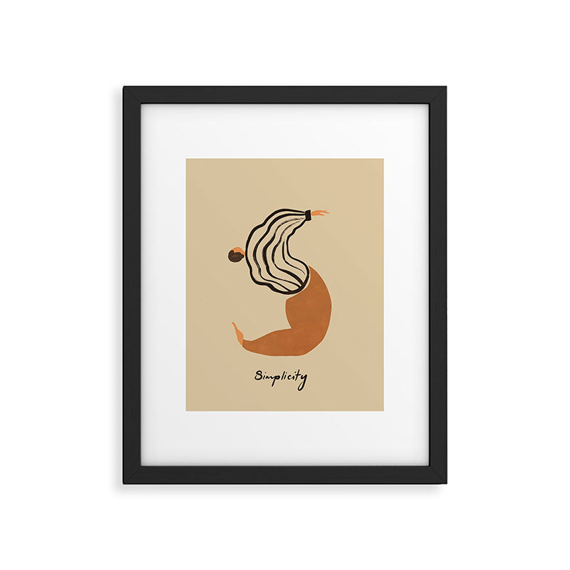S for Simplicity Framed Art Print Gallery Image 5