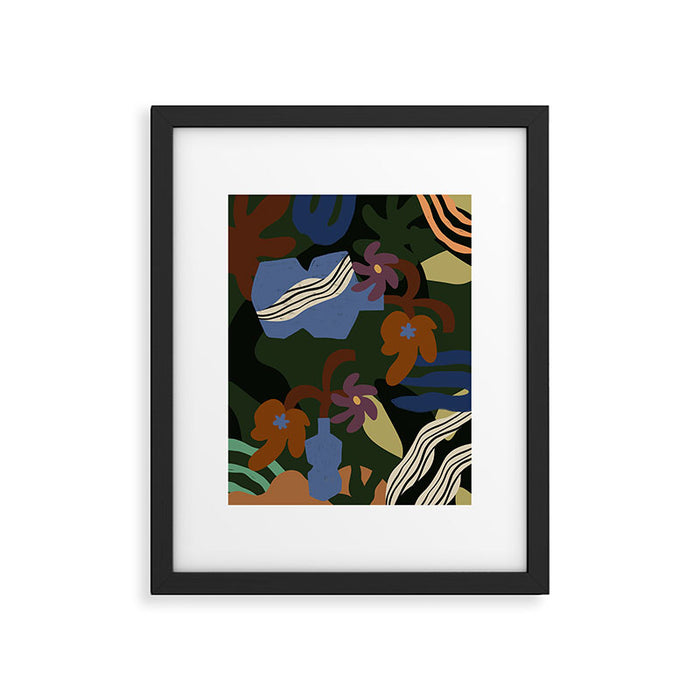 Seasonal Green Framed Art Print Gallery Image 1