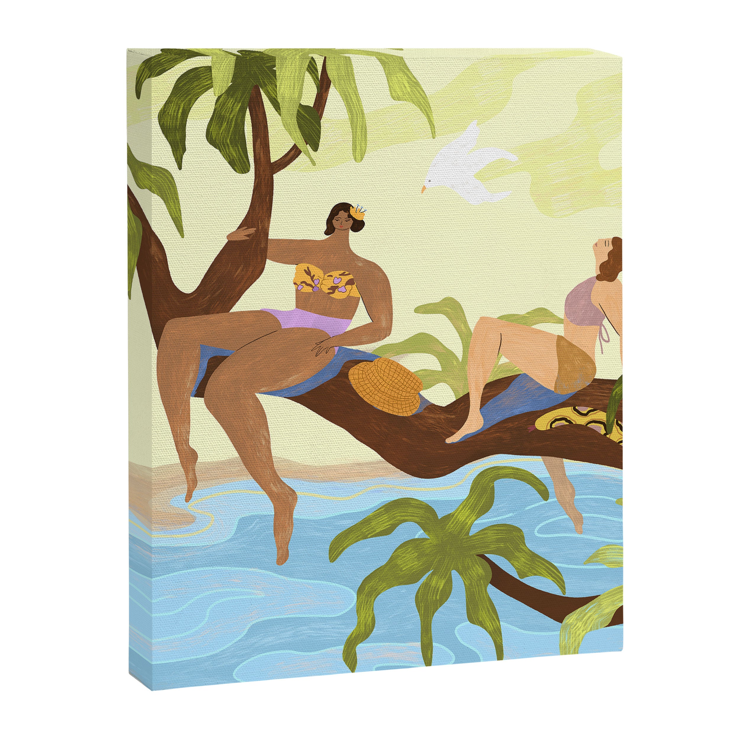 Sharing a Tree Canvas Print Gallery Image 6