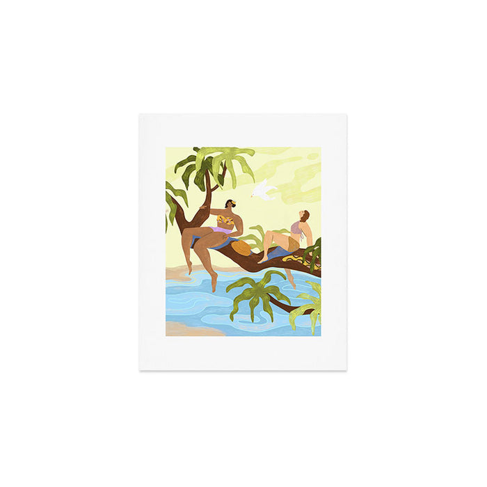Sharing a Tree Art Print Gallery Image 1